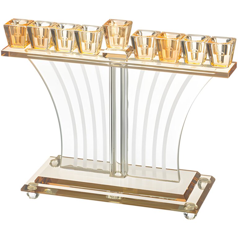 Crystal Elegant Menorah 21 cm