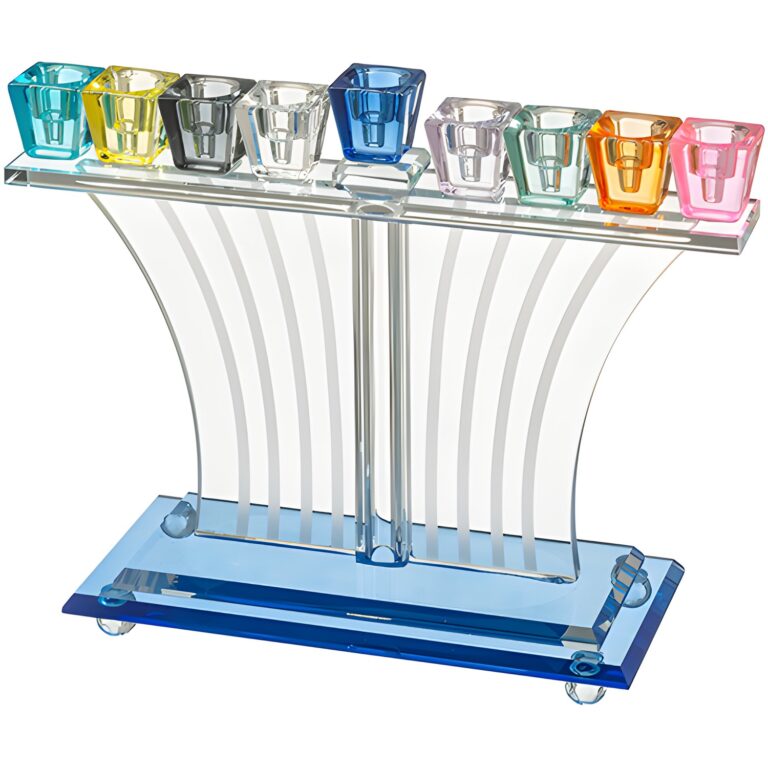 Crystal Elegant Menorah 21 cm