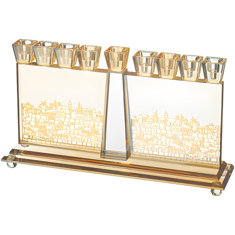 Crystal Menorah 30*17 cm