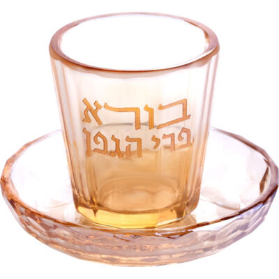 גביע קידוש קריסטל 7 ס"מ ללא רגל