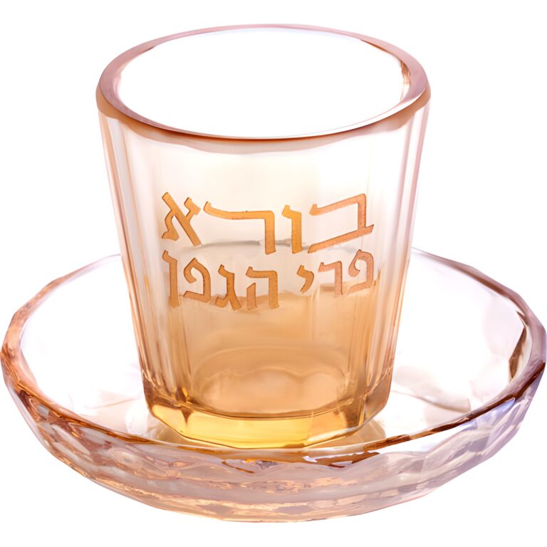 Crystal Kiddush Cup 7 cm Without Stem