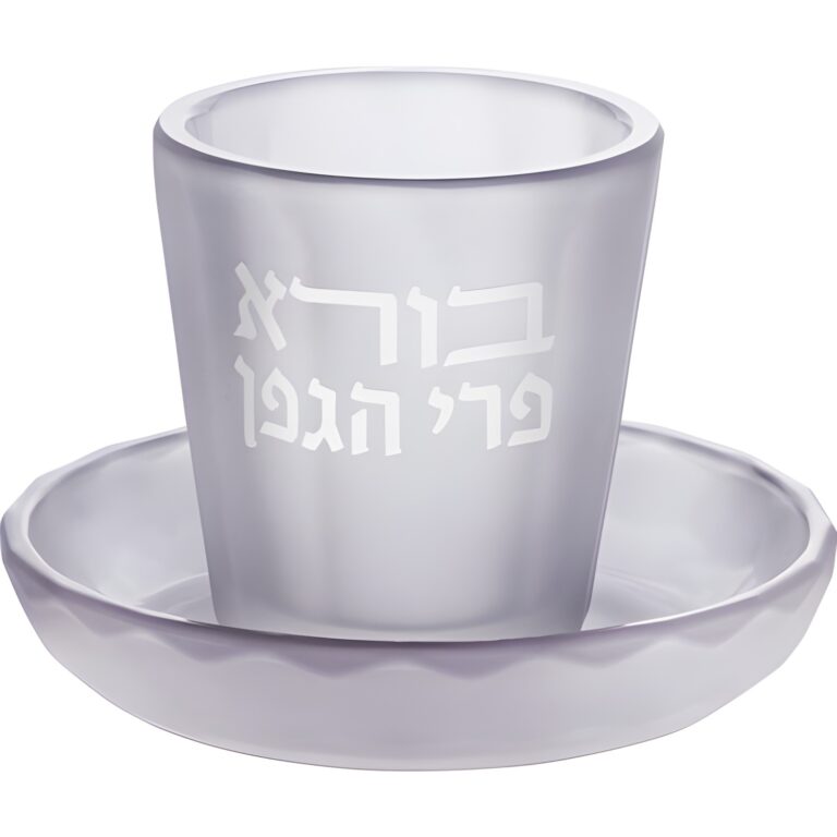 גביע קידוש קריסטל 7 ס"מ ללא רגל