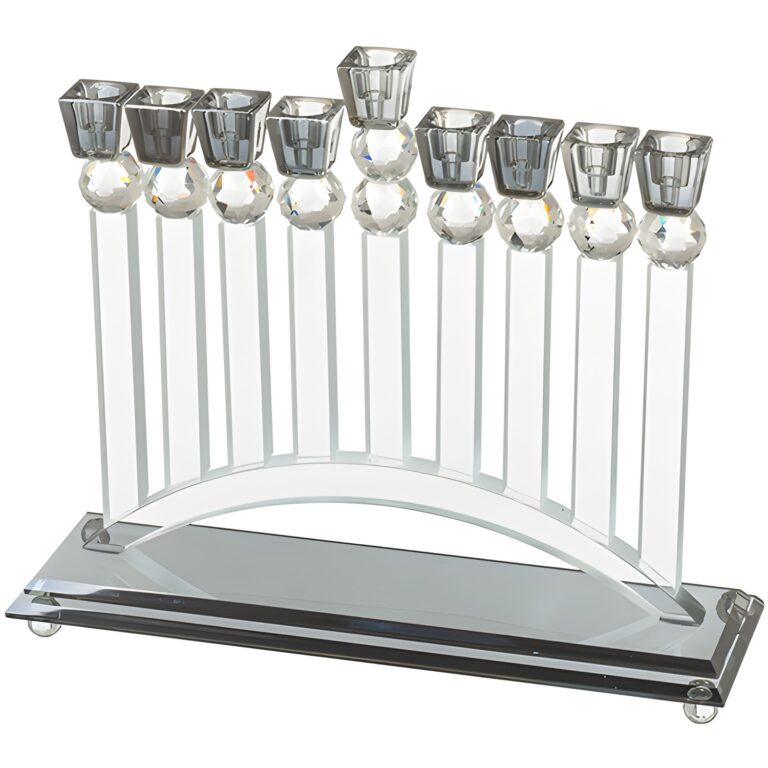 Crystal Elegant Menorah 26cm