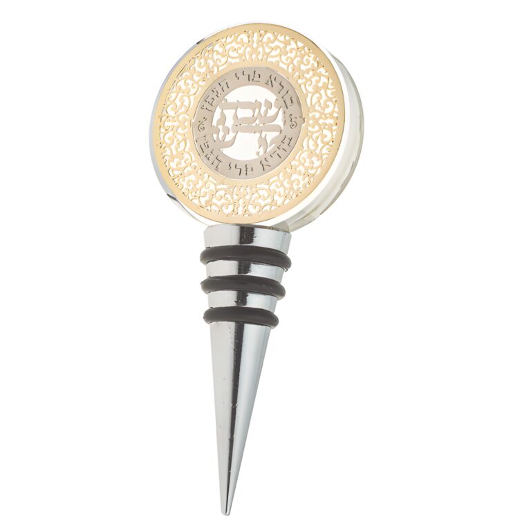 פקק יין קריסטל 9 ס"מ עם לוחית חיתוך בלייזר