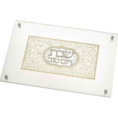 מגש חלה מזכוכית 44*30 ס"מ