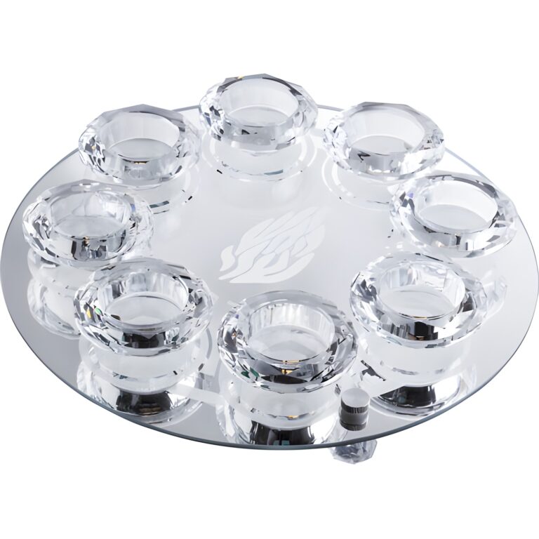 Crystal 8 Branches Candlesticks 27 cm