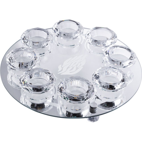 Crystal 8 Branches Candlesticks 27 cm