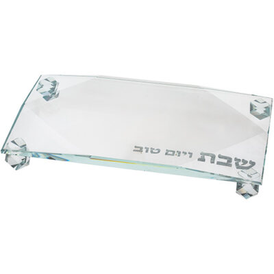 מגש קריסטל לפמוטים 23*13 ס"מ