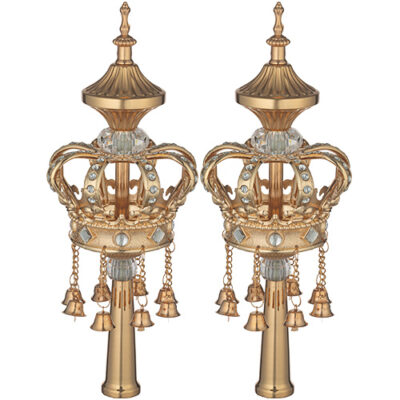 Pair of Rimonim for Torah 32 cm - Gold
