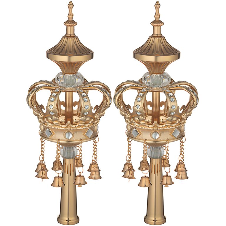 Pair of Rimonim for Torah 32 cm - Gold