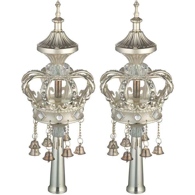 Pair of Rimonim for Torah 32 cm - Silver
