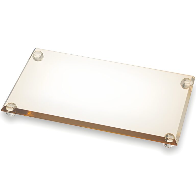 Crystal Tray for Candle Holders 23*13 cm