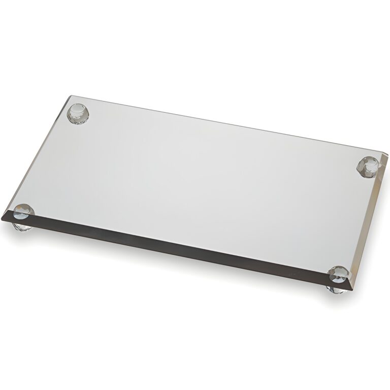 Crystal Tray for Candle Holders 23*13 cm