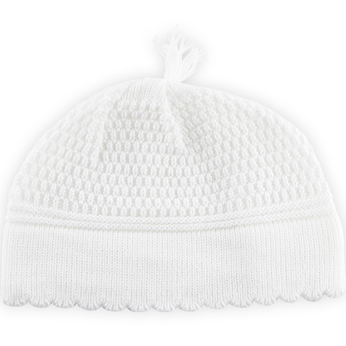 Frik Kippah White 19.5 cm