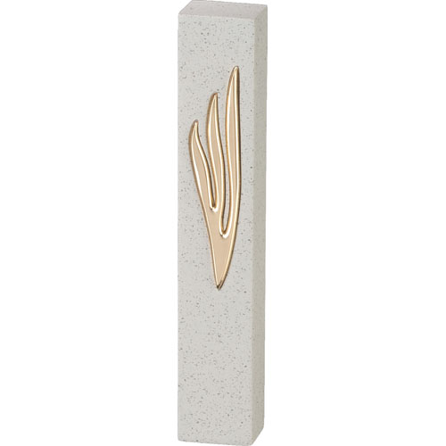 Polymer "Concrete" Mezuzah 12 cm