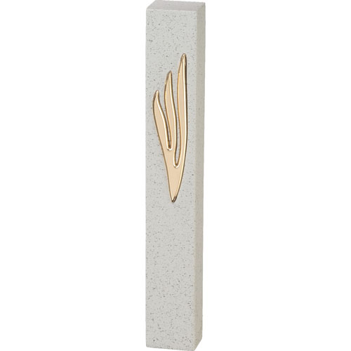 Polymer "Concrete" Mezuzah 15 cm