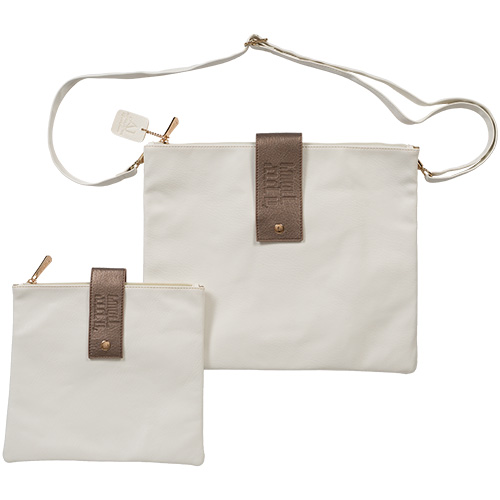 Leatherette Tallit - Tefillin Set 38*29.5 cm