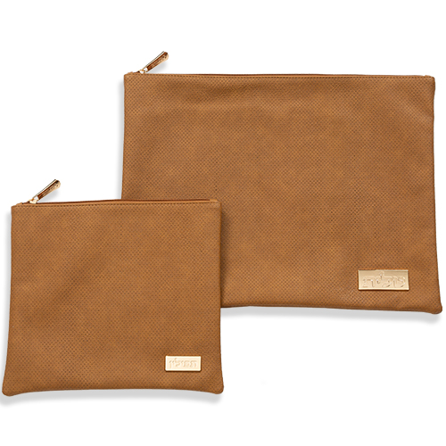 Leatherette Tallit - Tefillin Set 38*29.5 cm