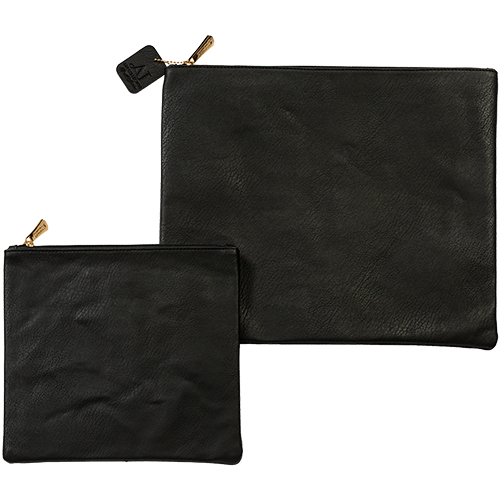 Leatherette Talit & Tefilin Set 38*31 cm - Black