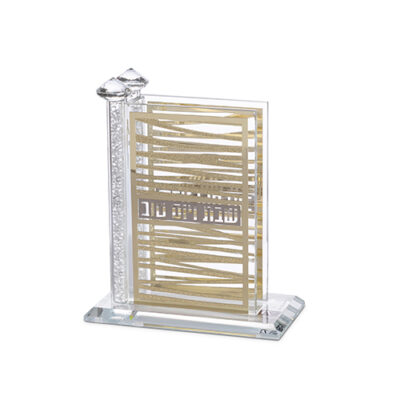 holder למקלות גפרורים קריסטל 11*14 ס"מ - פסים