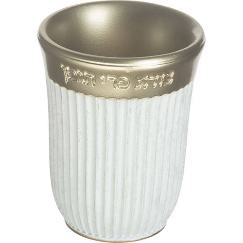 Polymer Kiddush Cup 15 cm with Saucer