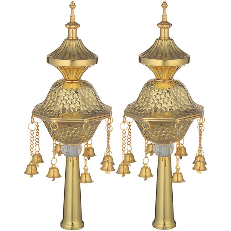 Pair of Rimonim for Torah 32 cm - Gold