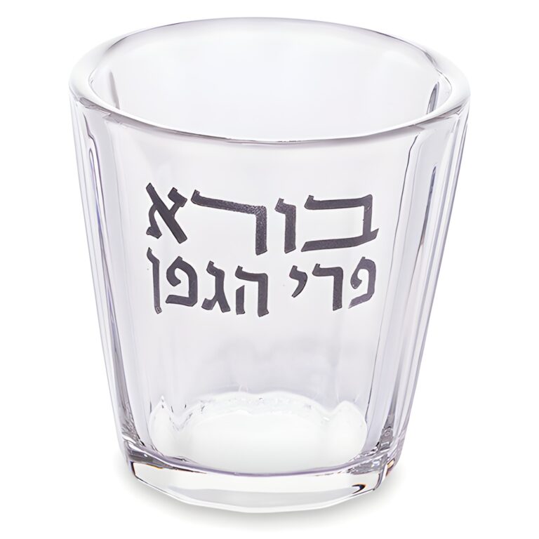 גביע קידוש קריסטל 7 ס"מ ללא רגל
