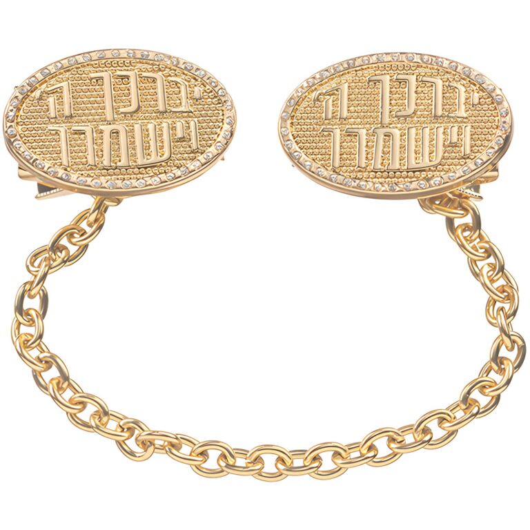 קליפסים לטלית 21 ס"מ - גימור זהב