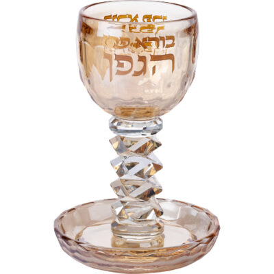 גביע קידוש קריסטל 16 ס"מ 100 מ"ל