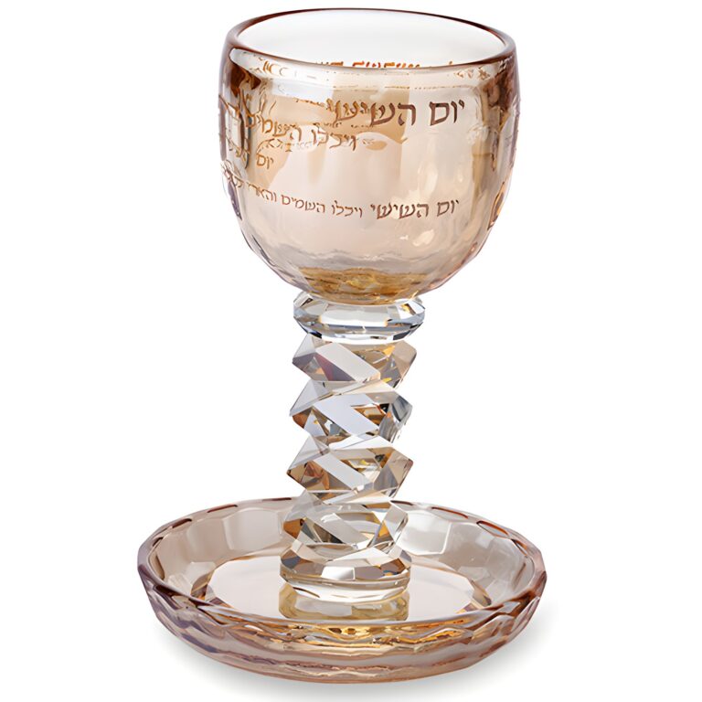 גביע קידוש קריסטל 16 ס"מ 100 מ"ל