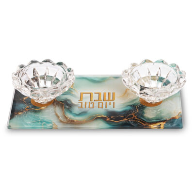 פמוטים מזכוכית 18*10 ס"מ