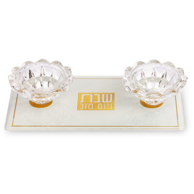 פמוטים מזכוכית 18*10 ס"מ