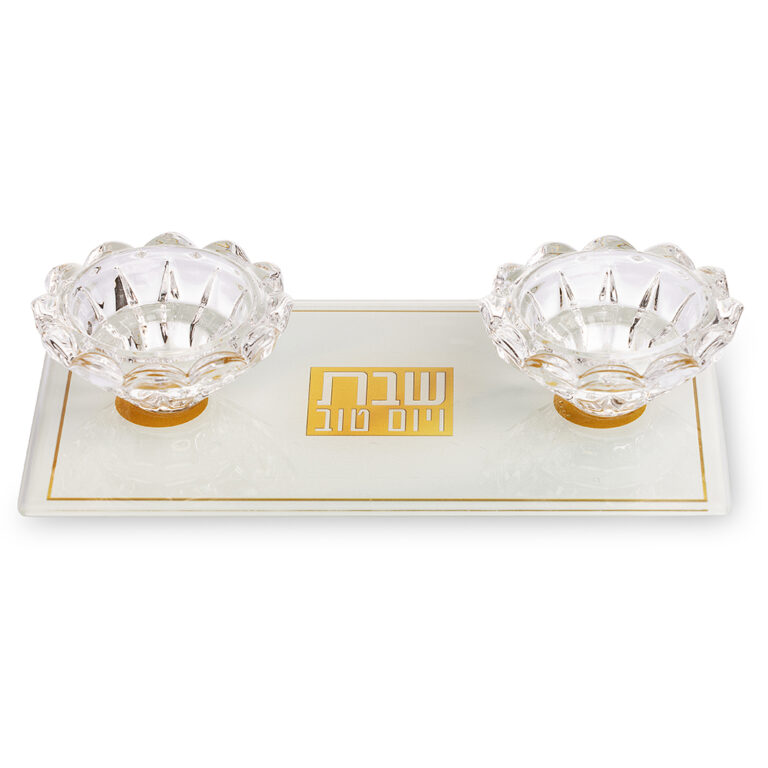 פמוטים מזכוכית 18*10 ס"מ