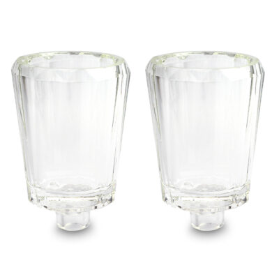 Pair of Glass Oil Cups 7*5 cm