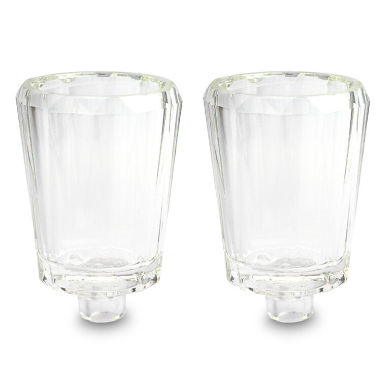Pair of Glass Oil Cups 7*5 cm