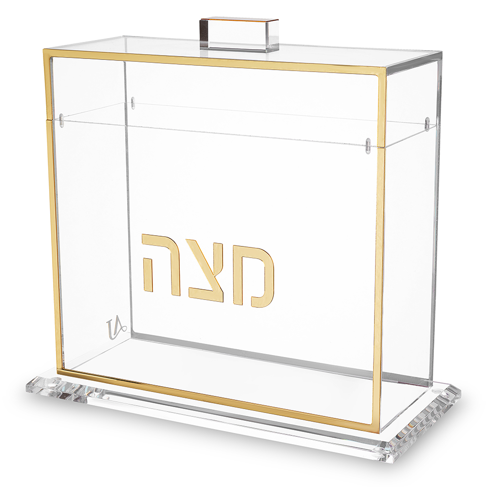 Lucite Clear Stand for Matzah 22*26 cm