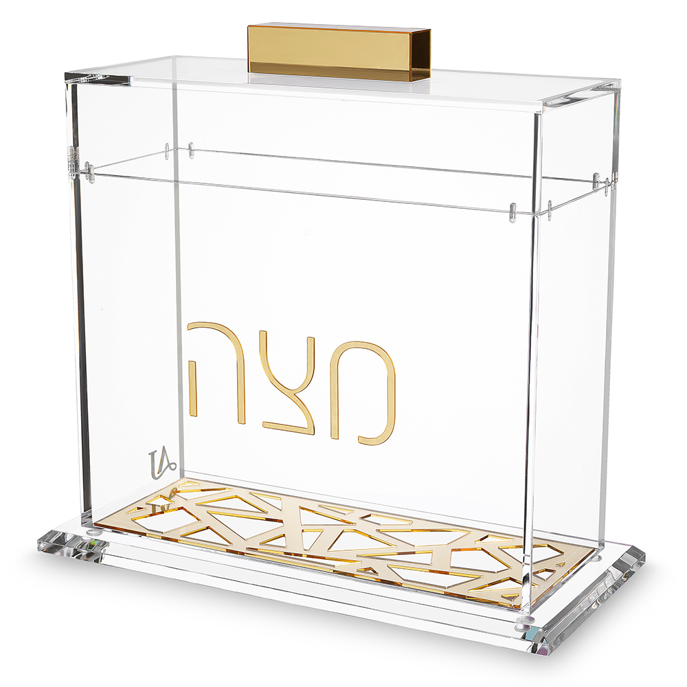 Lucite Clear Stand for Matzah 22*26 cm