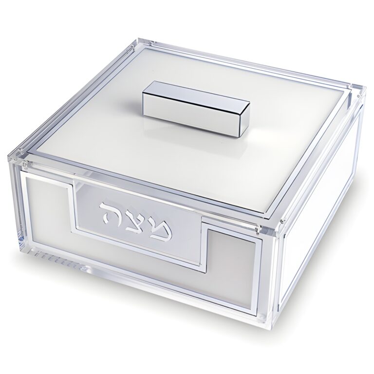 מעמד לוציט למצה 22*26 ס"מ - כסף