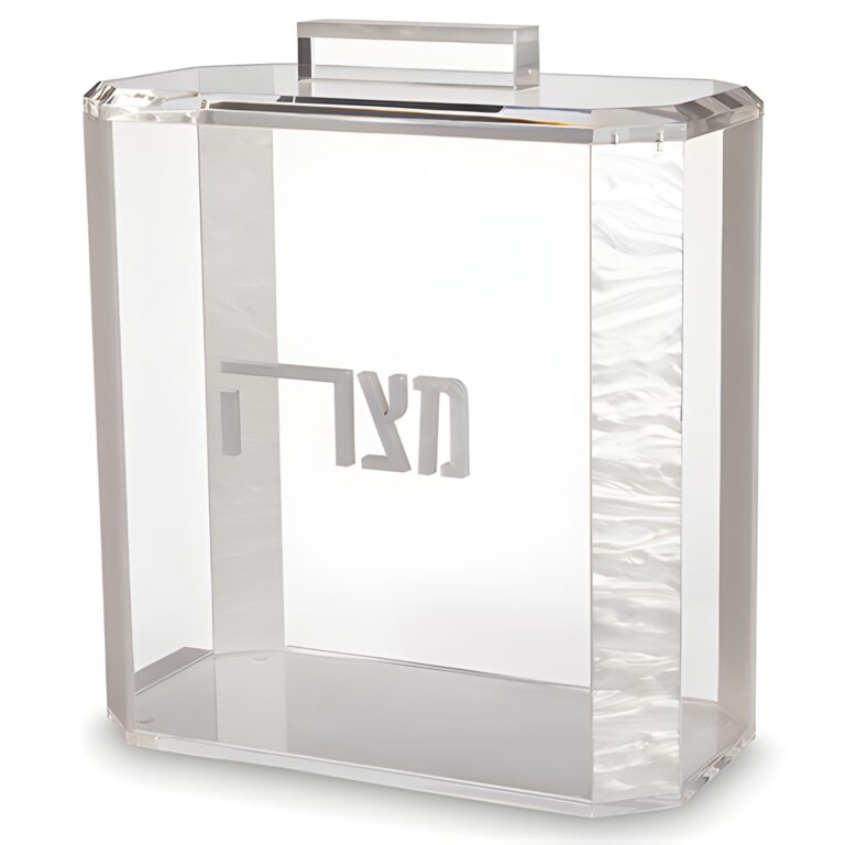 מעמד לוציט למצה 22*26 ס"מ - לבן, מט