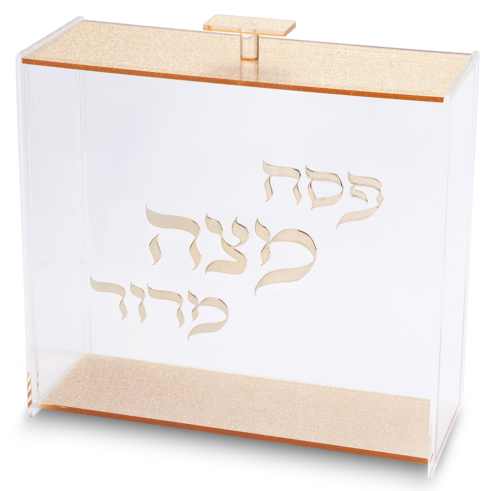 Clear Lucite Stand for Matzah 23*21 cm