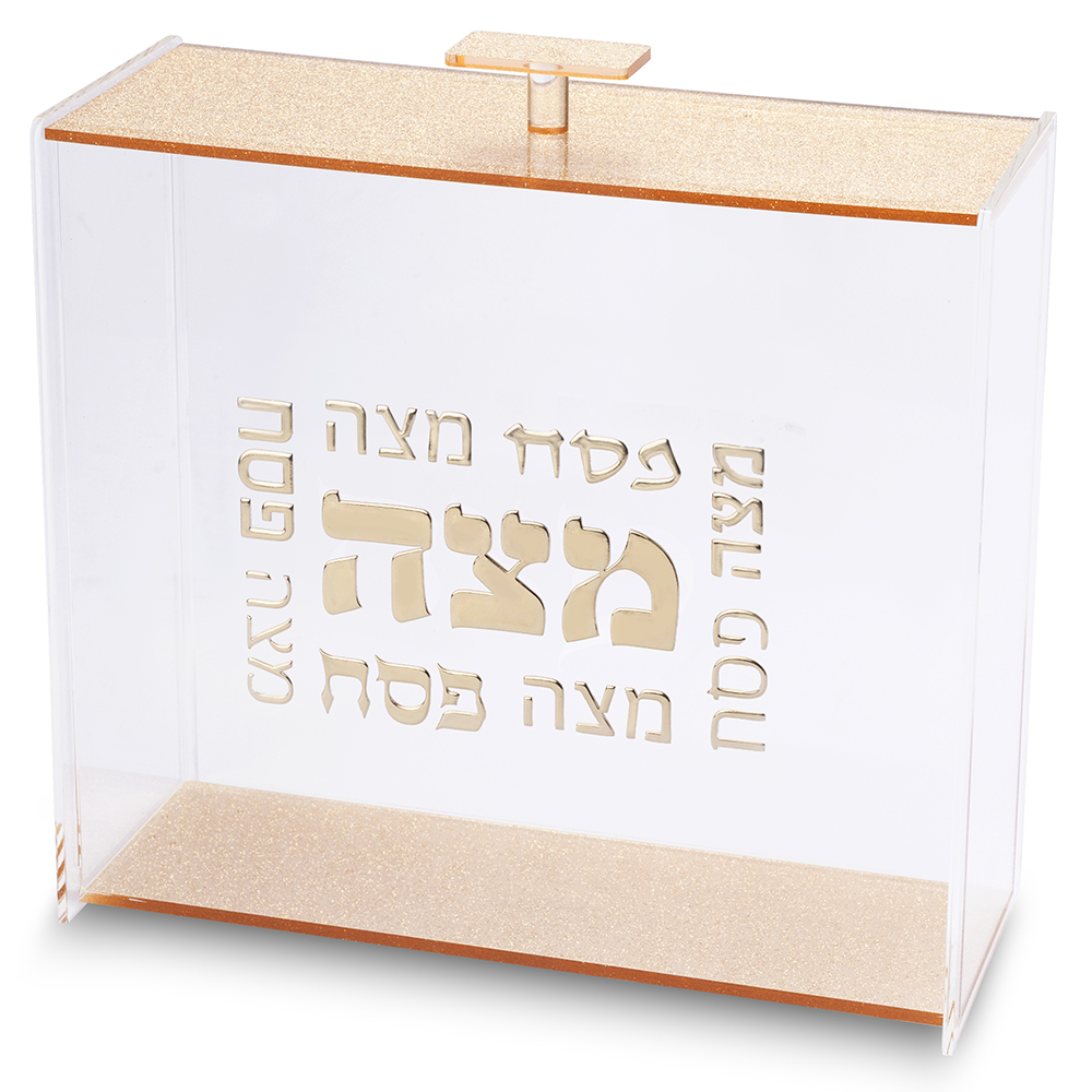 Clear Lucite Stand for Matzah 23*21 cm