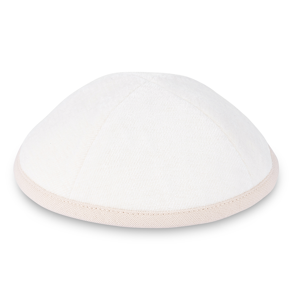 Fabric Kippah 17 cm - Gray