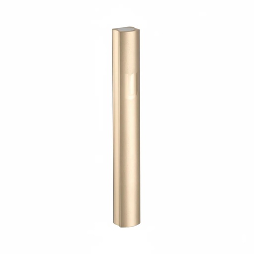 Aluminium Mezuzah 12cm- Matallice Gold Without Hole