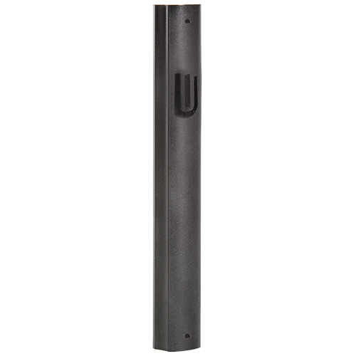 Aluminum Mezuzah 15 cm- Black