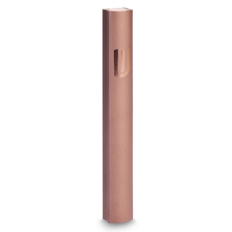 Aluminium Mezuzah 15cm - Brown