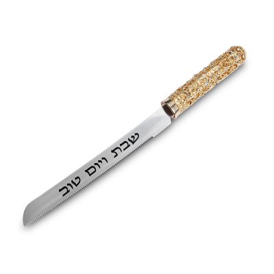 Elegant Knife 32.5 cm with Metal Handle - Gold