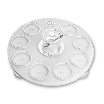 Rosh Hashanah Acrilic Round Plate 38 cm