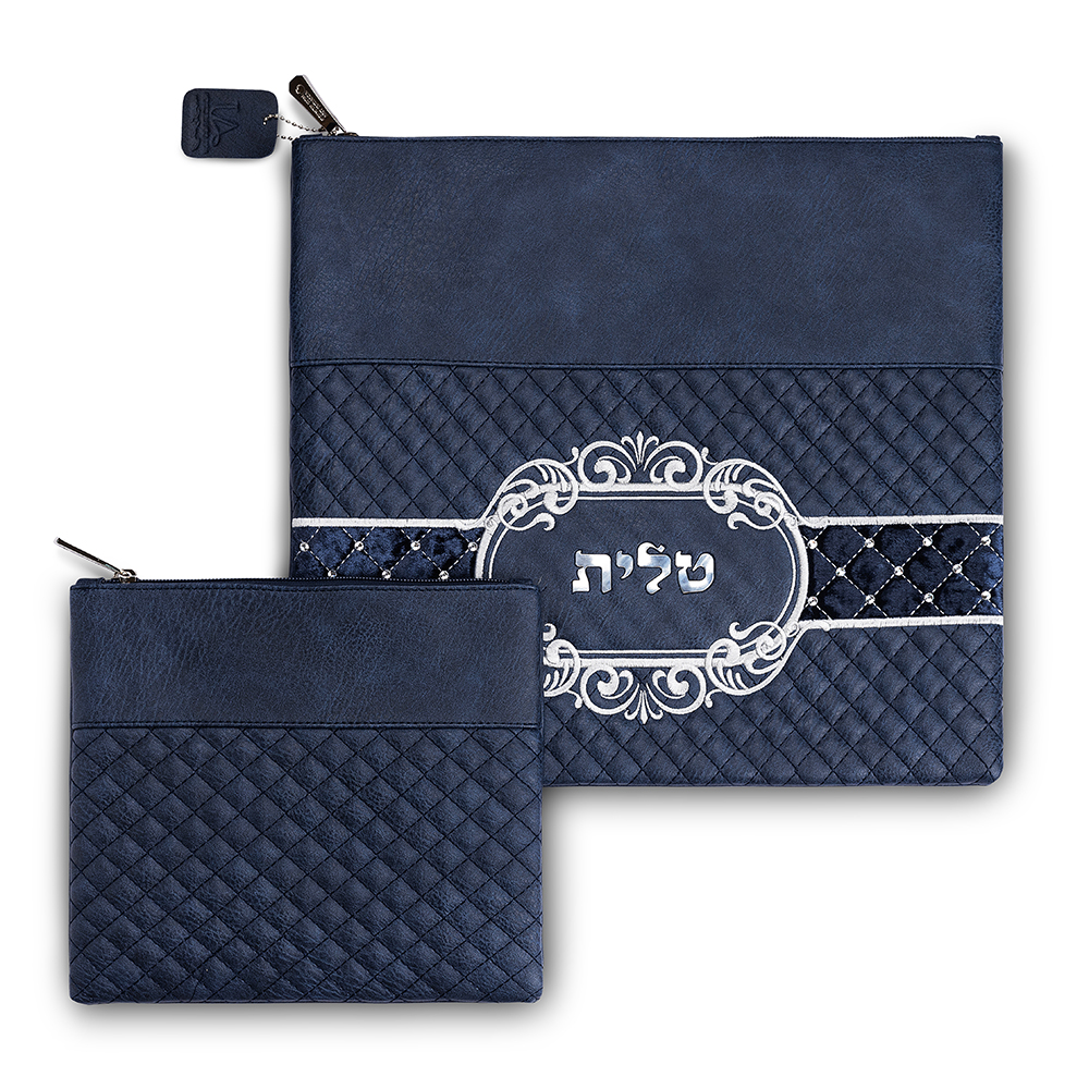 Faux Leather Tallit Tefillin Set 36x34 cm
