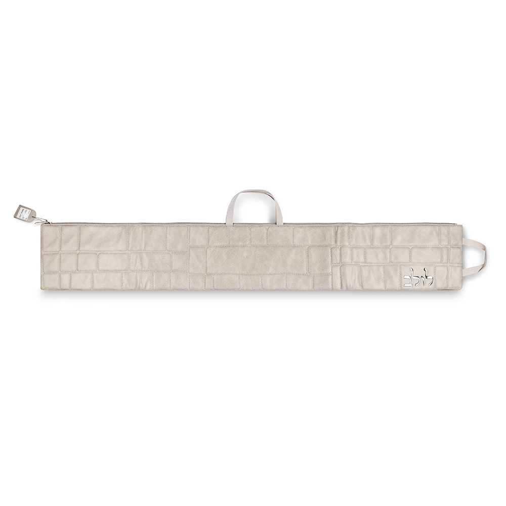 Faux Leather Pouch for Lulav 116x19 cm - Concrete