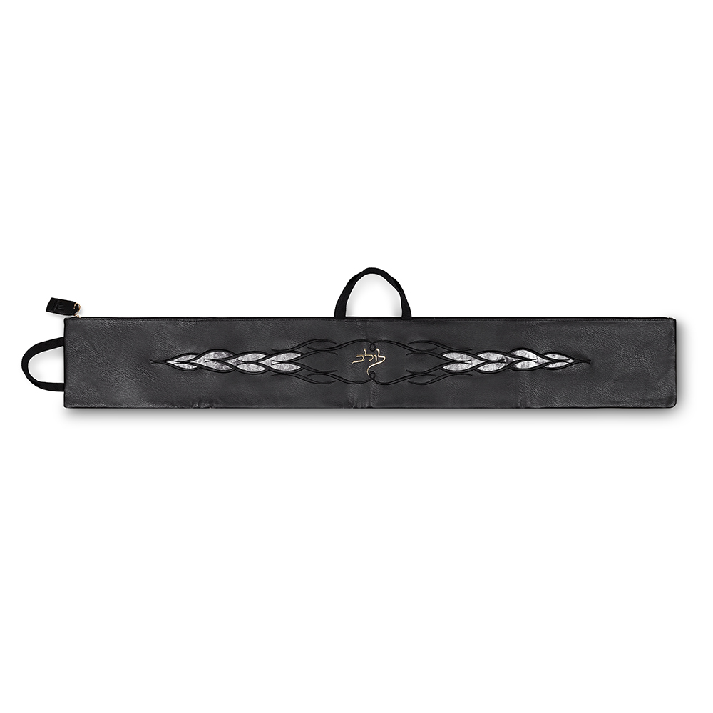 Faux Leather Pouch for Lulav 116x19 cm -Black